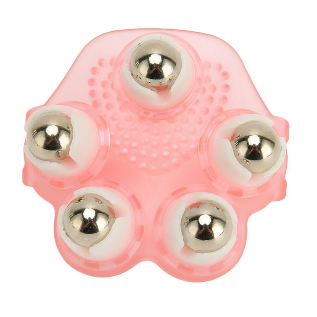 Masajeador De Rodillos De Mano, Masajeador De Rodillos De 360 grados, Masajeador De Cuentas De Rodillos De Mano, Masajeador De 360 grados De Mano, Relajado, Cómodo,