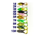 thumbnail image 3 of Generic 9cm Floating Spinner Frog Lure, Dual Leg Silicone Bait for Bass Fishing, Multiple Colors Available, 13.5g Lightweight Design, 3 of 4