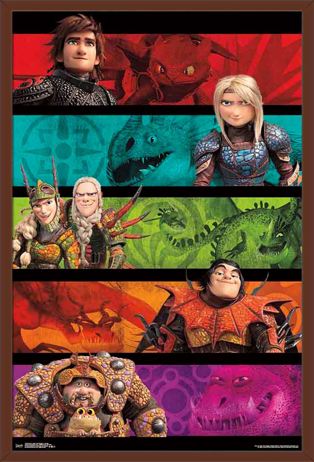 How To Train Your Dragon The Hidden World Group Poster