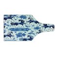 thumbnail image 2 of Horse Cutting Board, Monochrome Repetition of Horses and Flowers, Decorative Tempered Glass Cutting and Serving Board, in 3 Sizes, by Ambesonne, 2 of 5