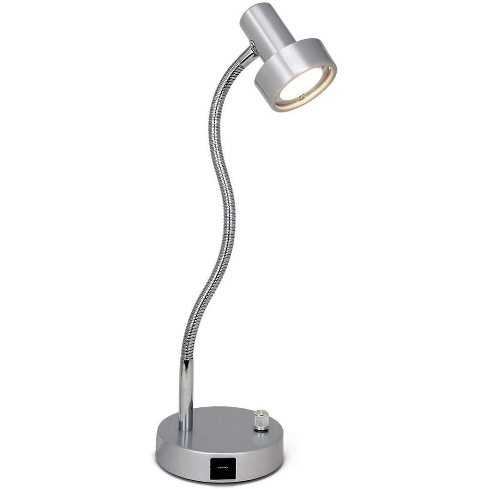 O'Bright Dimmable LED Desk Lamp with USB Charging Port (5V/2A), Full