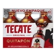 thumbnail image 1 of Cerveza Tecate Original quitapon 6 pack botella 300 ml, 1 of 4