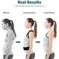 thumbnail image 3 of LINLIN Posture Corrector for Men and Women,Back Lumbar Adjustable Support Shoulder Posture Support for Improve Posture - Pain Relief for Full Back,Spinal, Neck, Shoulder, 3 of 11