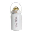 thumbnail image 1 of Botella de Agua aislada, Resistencia a la Corrosió Copa Aislada de Invierno Con Paja para Ir de Compras, 1 of 8