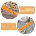 thumbnail image 3 of UPOUART 5pcs Carpet Sweeper Manual Stainless Steel Crumb Scraper Golden for Home Use, 3 of 8