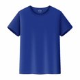 thumbnail image 2 of Gyexs T Shirts for Man Short Sleeve Breathable Polo Soft Fashion Casual Cotton Tops Adult Clothing Blue, Size S, 2 of 6
