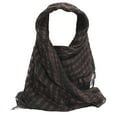 thumbnail image 2 of Walbest Arab Plaid Fringe Lightweight Scarf Cotton Shemagh Keffiyeh Head Neck Scarf with Tassel for Outdoor Camping Accessory Unisex, 2 of 7