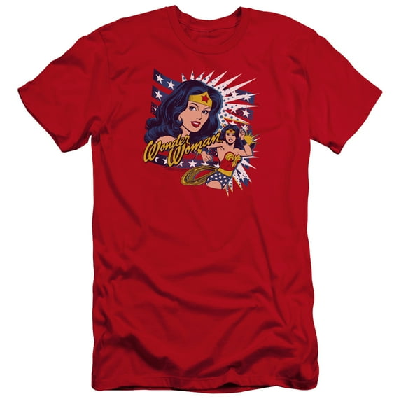 Dco/Pop Art Wonder Premium Canvas Adult Slim Fit 30/1 T-Shirt