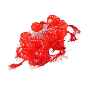 Raindrops 1pc LED Chaîne de lanterne couleur rouge clair pour éclairage spécial de vacances