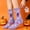 Purple, variant on Hkoxplj Socks for Women Men Halloween Socks Cotton Crew Socks Novelty Pumpkin Bat Ghost Pattern Soft Stretchy Mid Calf Socks Unisex Socks for Daily Party Wear Gift up to US 10