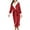 Wine, variant on yievot Women's Plush Soft Robe Warm Fleece Flannel Bathrobe Pajamas