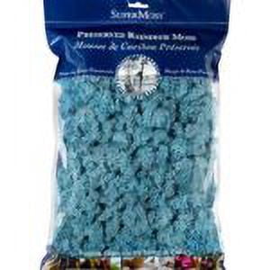 Reindeer Moss Azul Blue-Green 8oz - Craft Moss - Moss for Crafts - Floral Supplies Artifical Moss (25161)