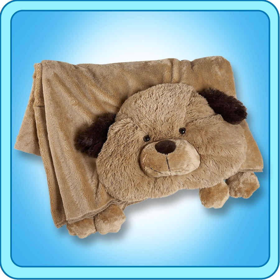 Authentic Pillow Pet Puppy Dog Blanket Plush Toy Gift - Walmart.com - Walmart.com