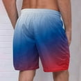 thumbnail image 4 of Aueoeo High Waist Shorts For Men Gradient Color Shorts Summer Casual Soft Shorts Quick Dry Shorts Drawstring Lightweight Shorts 3X-L, 4 of 4