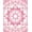 Pink, Pattern 3, variant on ODIKA 8'x10' Machine Washable Non-Slip Area Rug, Minimalist Dotted Maze with Interlocking Lattice and Whimsical Spiral Accents High Traffic Rug, Blue, 568932