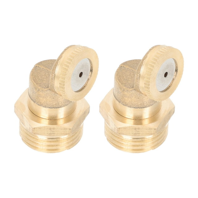 Minkissy 2Pcs Brass Misting Nozzles Atomization Sprayer Nozzle for Agriculture