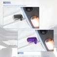 thumbnail image 4 of Unique Bargains 6 Pcs Housse de Poignée d'Interrupteur de Retrait de Toit Rigide pour Jeep Wrangler JL JLU 2018-2023 Violet, 4 of 7