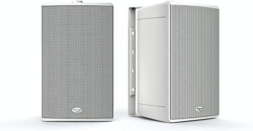 Klipsch KHO-7 Outdoor Speaker, White (2 Pack)
