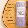 thumbnail image 2 of Talc Free Body Powder for Women, Dusting Powder, Cornstarch Free Talcum Powder, Grounding Relaxation Scent, Essential Oils Lavender, Vetiver, Clary Sage, Ora’s Amazing Herbal, Blissful Earth 2.5 oz, 2 of 7