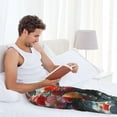 thumbnail image 7 of Fotbe Vibrant Bouquet Waterfall Men's Pajama Pants,Sleepwear Pants,Pj Bottoms Drawstring And Pockets-XX-Large, 7 of 7