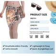 thumbnail image 7 of Kll Hand Drawn Vintage Coffee Print Women'S Sarong Coverups Short Bathing Suit Wrap Skirt Beach Wrap Swimsuit Cover Ups, 7 of 7