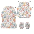 thumbnail image 4 of Whosucclay Egg Flower Print Office Computer Game Chair Slipcovers Machine Washable Non-Slip Computer Chair Seat Slipcovers with Armrest Covers Gamer Chairs Protector Easter Decor, 4 of 8