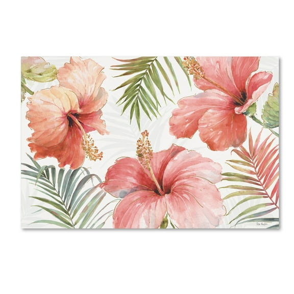 Trademark Fine Art 'Tropical Blush I' Canvas Art by Lisa Audit