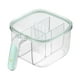 thumbnail image 2 of Organizador de condimentos de 4 compartimentos con portacucharas - Conjunto de especias acrílico para la encimera de la cocina, almacenamiento apto en lavavajillas para los condimentos, 2 of 9