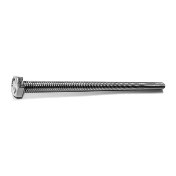 1/4"-20 x 5" 18-8 Stainless Coarse Full Thread Hex Head Tap Bolts (4 pcs.)
