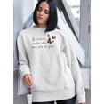 thumbnail image 2 of Be Someone's Sunshine Butterfly Sweatshirt Women -Image by Shutterstock, Female XX-Large, 2 of 4