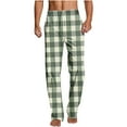 thumbnail image 2 of Dovford Buffalo Plaid Mens Pajama Pants with Pockets Drawstring Lounge Pants Pajama Bottoms Men Sleep PJ Pants for Men, 2 of 5