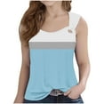 thumbnail image 3 of lcziwo Girls O Ring Shoulder Tank Tops Summer Beach Vacation Sleeveless T Shirts Trendy Color Block Kids Blouses Light Blue Ofertas Relampago de Hoy, 3 of 5
