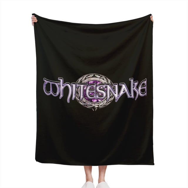 Manta Whitesnake acogedora para dormitorio, suave y transpirable, para todas las estaciones, para sala de estar, sofá, cama, 30 x 40 pulgadas