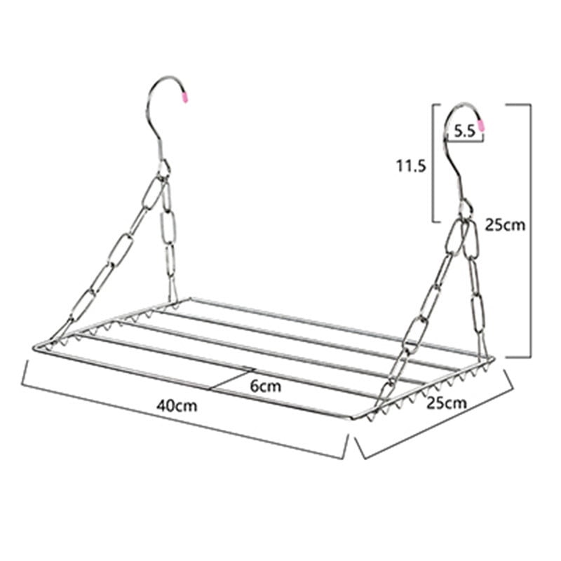 Multifunctional AirDrying Rack Convenient to Use and Easy to Install