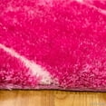 thumbnail image 6 of Allstar Pink Shaggy Area Rug with 3D Design with Lines. Contemporary Formal Casual Tween Hand Tufted (5' x 7'), 6 of 6
