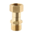 thumbnail image 1 of ARCADORA M22 14mm Pressure Washer Swivel Joint 360 Degree Rotation Brass 3000 PSI For Hose Gun Connection, 1 of 7