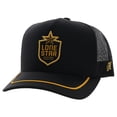 thumbnail image 4 of Hooey Men's Lone Star Mesh Back Trucker Cap - LS013T-BK One Size, 4 of 4