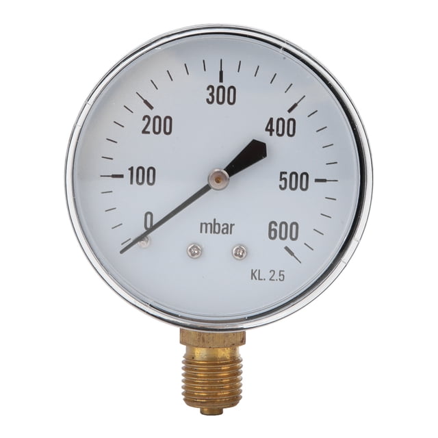 Puntero de alta precisión, herramienta de medición de calibre de cápsula de baja presión, 1/4BSP(0-600mbar)
