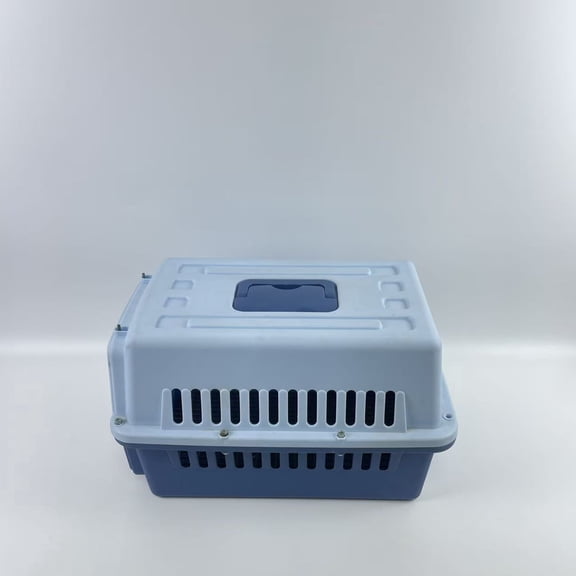 ANIKOLAI Pet cage, pet cartes, 2-Door Top-Load Hard-Sided Dogs, Cats Pet Travel Carrier, Blue, 28"L x 21.5"W x 22.5"H