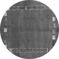thumbnail image 1 of Ahgly Company Indoor Round Abstract Gray Contemporary Area Rugs, 7' Round, 1 of 1