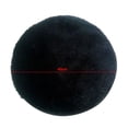 thumbnail image 4 of Housse de Chaise Ronde Antidérapante avec Boucle Coussins Ronds avec Boucle Noir - 40cm (16 Pouces), 4 of 5