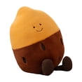 thumbnail image 1 of Cojín de sofá de peluche con forma de boniato y maíz, planta decorativa de peluche para cumpleaños Batata marrón, 1 of 9