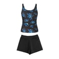 thumbnail image 6 of CONZONE Womens Period Tankini Sets 2 Peice Swimsuits for Women Menstrual Leakproof Swim Bottoms Hawaii Graphic Lightweight Summer Beach Bathing Suits, 6 of 7