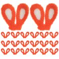 thumbnail image 1 of 20pcs Plush Rabbit Ear DIY Craft Rabbit Ear Hair Clips Headband DIY Rabbit Ear Decors, 1 of 8