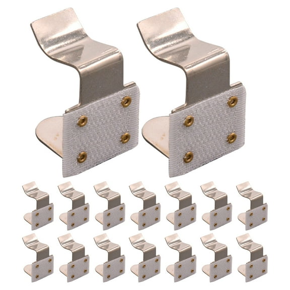 USHOBE 20Pcs Table Skirt Fixing Clamps Metal Quick Installation for Outdoor Events