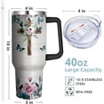 thumbnail image 2 of 40 Oz Christian Tumbler for Women, Christian Coffee Mugs for Women of the Bible Drink Cup, Inspirational Insulated Christian Mugs Religious Gifts for Women, Faith Tumbler Christian Gifts for Women, 2 of 6
