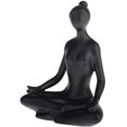 thumbnail image 4 of Decoración del hogar Estatua de yoga de postura de yoga de cerámica, sala de meditación Colección de entrenadores de yoga Regalos de yoga, 4 of 5