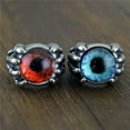 thumbnail image 6 of K-KED Men's Domineering Punk Demon Eye Skull Head Stainless Steel Rings Size 7-12, 6 of 9