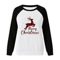 thumbnail image 4 of Ichuanyi Womens Fall Tops, Christmas Fashion Women's Casual Long Sleeve Printed Ladies Sweatshirts Tops, 4 of 5