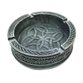 thumbnail image 4 of Decorative Exquisite Round Celtic Tribal Knotwork Cigaretter Ashtray Resin Figurine For Cigar Lovers Gift For Smokers Or As Multipurpose Container Coins Keys Holder, 4 of 4